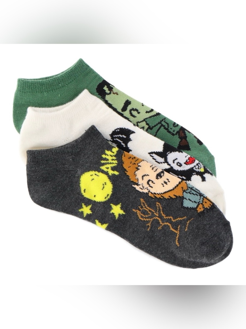 Universal Studios Halloween Monsters No Show Socks 3 Pack